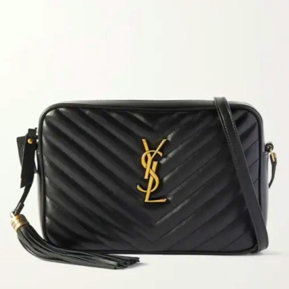 Yves Saint Laurent YSL MONOGRAM LOU CAMERA Crossbody Bag Calf Quilted Leather